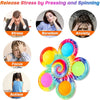 oh my god - Floral Bubble Push Pop Fidget Spinning Toys