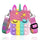 oh my god - Girl And Women's Unicorn Pop Purse Pop Bag With Unicorn Pop Toy- Christmas Decorations Gifts Silicone Shoulder Bag Fidget Toys Pop Fidget Backpack