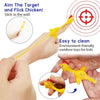 oh my god - Slingshot Chicken Rubber Chicken Flick Chicken Flying Chicken Flingers Stress Gag Toys; Funny Christmas Easter Chicks Novelty Gifts For Kids