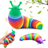 oh my god - Fidget Slug; Articulated Sensory Slug Toy Makes Relaxing Sound; Caterpillar Fidget Toys Stress Relief Gifts