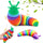 oh my god - Fidget Slug; Articulated Sensory Slug Toy Makes Relaxing Sound; Caterpillar Fidget Toys Stress Relief Gifts