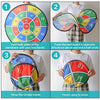 oh my god - 26 Inch Kids Dart Board With 8 Sticky Balls; Boys Toy; Indoor/Sport Outdoor Fun Party Game Toy For 3 4 5 6 7 8 9 10 11 12 Years Old Boys And Girls Birthday Gifts