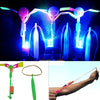 oh my god - 10pcs Amazing Led Light Arrow Rocket Helicopter Flying Toy- Party Fun Gift- Slingshot Flying Copters Birthdays Thanksgiving Christmas Day Gift - Outdoor Game For Children Kids