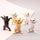 oh my god - 5pcs/Set Cute Cartoon Cat Doll Dancing Cat Decoration Pen Holder