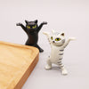 oh my god - 5pcs/Set Cute Cartoon Cat Doll Dancing Cat Decoration Pen Holder