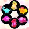 YYDS - 6 Pcs/Pack Dinosaur Bath Toys Light-UpFloating Bath Toys Set For Baby Toddlers Kids; Birthday Easter Christmas Shower Pool Bath Toys; Boys Girls Children Preschool Bathtub Bathroom Toy