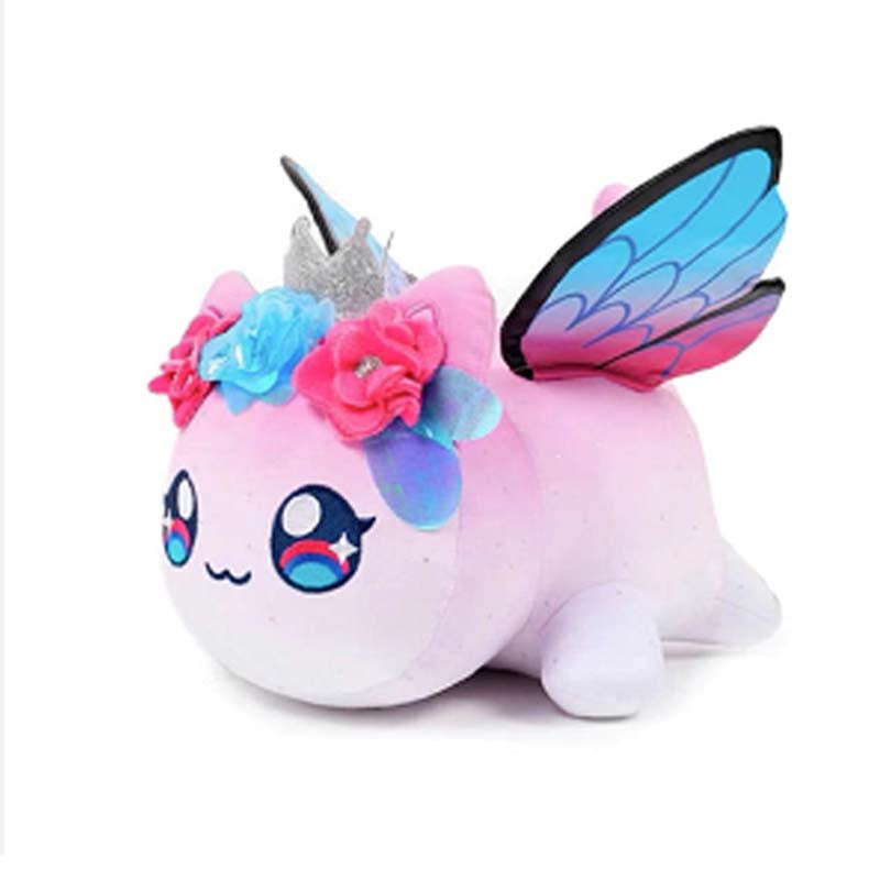 YYDS - Meemeow Aphmau Plush Meemeows Food Cats Plushie Bunle Ahpmau French Fries Burger Pillow Plush Toys Kawaii Cute Plushy Cats Doll