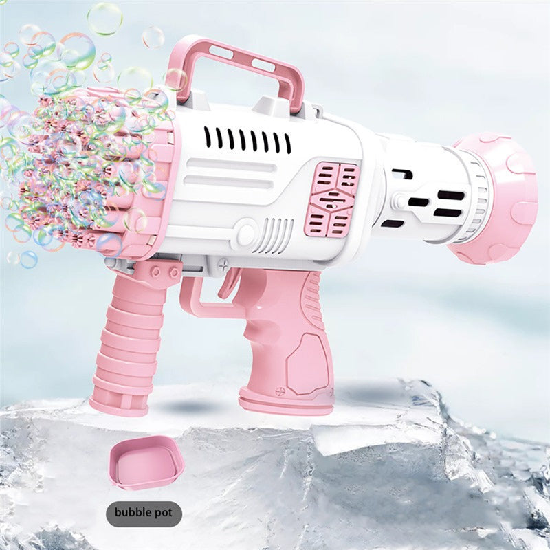 YYDS - Automatic Gatling Bubble Gun Kids Toys Summer Soap Water Bubble Machine Gun 2-in-1 Electric Bubble Machine for Children Gift Toy
