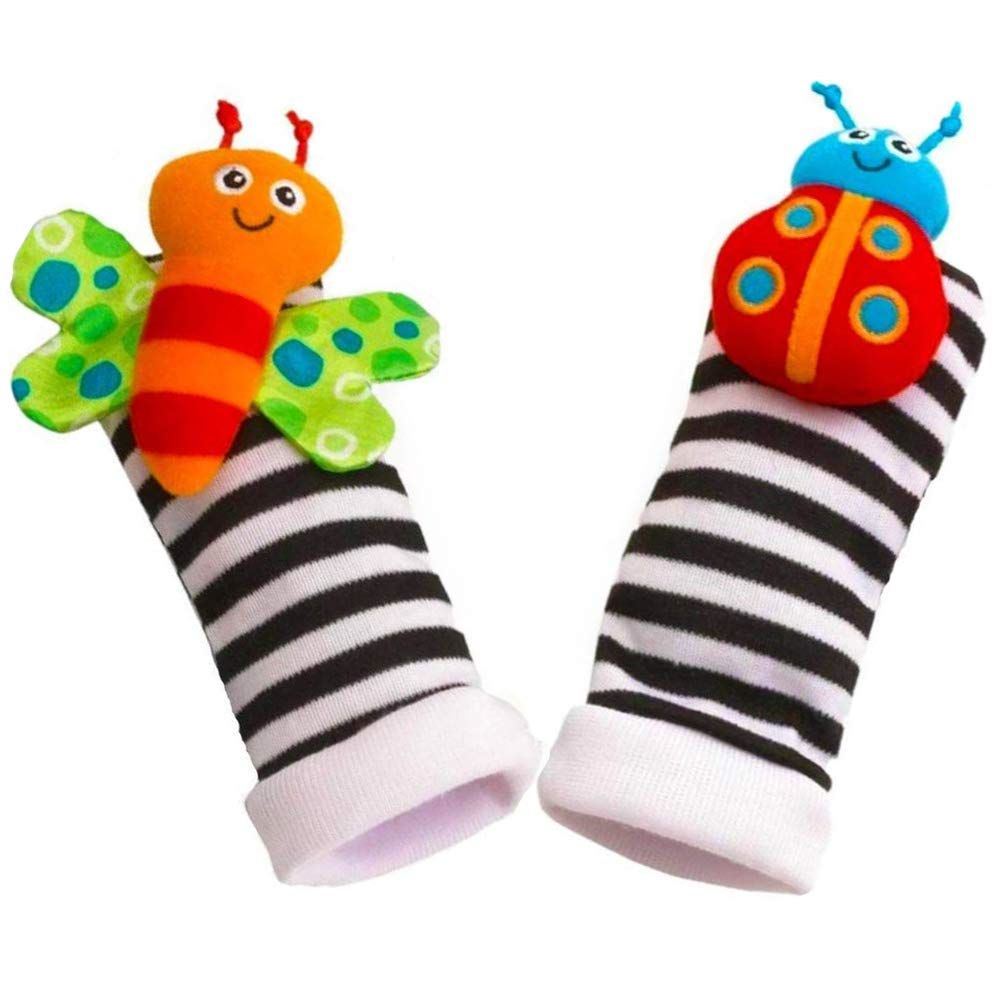 Nice Store - Baby Infant Rattle Socks Toys 3-6 to 12 Months Girl Boy Learning Toy