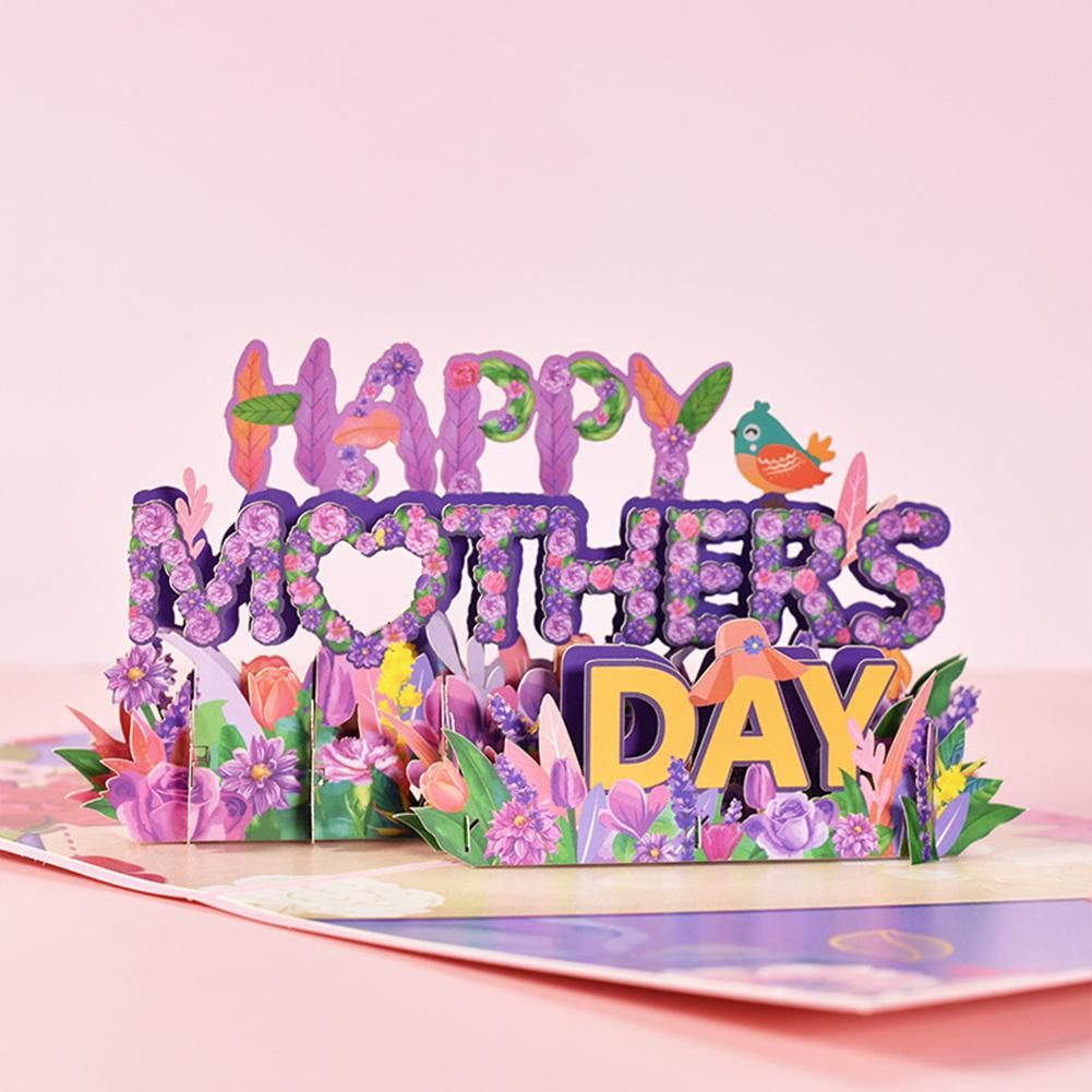 Department Store - 3D Pop Up Mothers Day Cards Gifts Floral Bouquet Greeting Cards Flowers for Mom Wife Birthday Sympathy Get Well