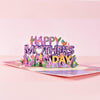 Department Store - 3D Pop Up Mothers Day Cards Gifts Floral Bouquet Greeting Cards Flowers for Mom Wife Birthday Sympathy Get Well