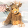 Department Store - Zasekb Scottish Highland Cow Plush; Realistic Cow Stuffed Animals Soft Farm Plushie; Cuddly Highland Cow Accompany Plush Decorative Pillow Birthday Gifts for Boys Girls (Brown)