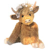 Department Store - Zasekb Scottish Highland Cow Plush; Realistic Cow Stuffed Animals Soft Farm Plushie; Cuddly Highland Cow Accompany Plush Decorative Pillow Birthday Gifts for Boys Girls (Brown)
