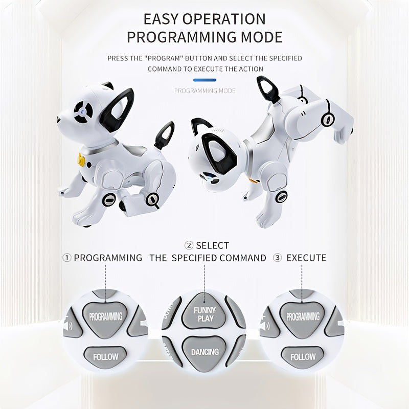 Department Store - Children's Intelligent Robot Dog Toy- Cute Pet Dog Move And Dance Electronic Dog Pet- Companion Robot Toy