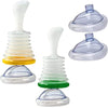 Department Store - 2 Set Choking Emergency Device Rescue Device; Portable Choking First Aid Choking Device First Aid Kit CPR Training Facial Cover Shield for Children and Adults First Aid Choking Device