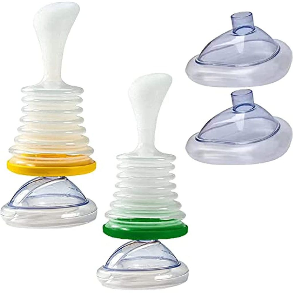 Department Store - 2 Set Choking Emergency Device Rescue Device; Portable Choking First Aid Choking Device First Aid Kit CPR Training Facial Cover Shield for Children and Adults First Aid Choking Device