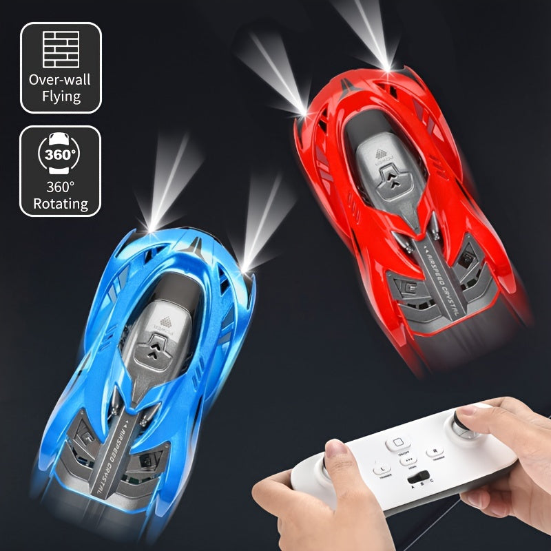 Department Store - Wall Climbing Remote Control Car Dual Mode 360Â° Rotating RC Stunt Cars With Headlight Rechargeable Toys For Boys Christmas Birthday Gift For 4 5 6 7 8-12 Year Old Kids