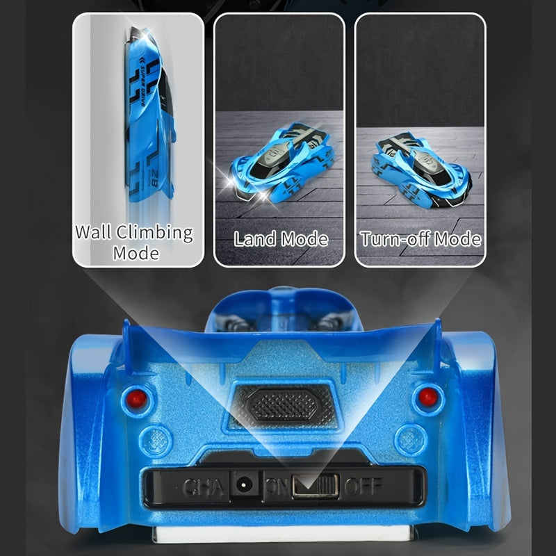 Department Store - Wall Climbing Remote Control Car Dual Mode 360Â° Rotating RC Stunt Cars With Headlight Rechargeable Toys For Boys Christmas Birthday Gift For 4 5 6 7 8-12 Year Old Kids
