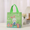 Department Store - 4pcs Easter Gift Tote Bags; Bunny Non Woven Goodie Treat Eggs Bags With Handles; For Easter Kids Party Favor And Egg Hunt; 9*8.7*4.3inch