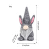 Department Store - 1pc; Easter Bunny Faceless Gnome Plush Doll; Easter Decor; Easter Gift; Bunny Doll Ornament; Party Atmosphere Props; Room Decor; Home Ornament