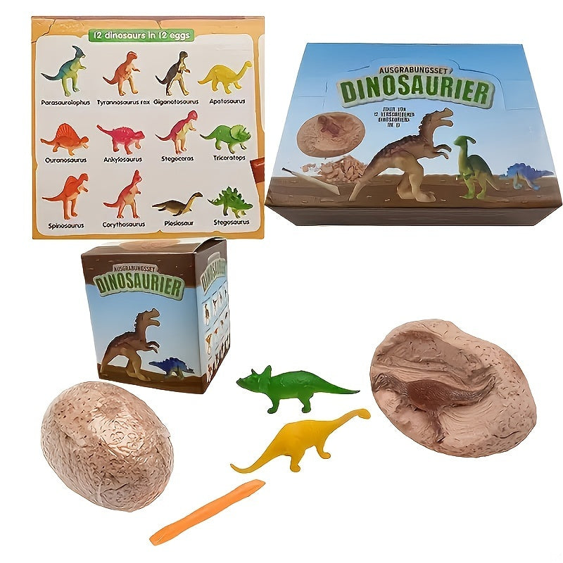 Department Store - Easter Eggs Surprise Gift; Boy Girl Dinosaur Fossil Archaeological Dig Children's DIY Handmade Treasure Digging Toys