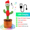 Department Store - Bluetooth Dancing Cactus Repeat Talking Toy 60/120 Songs Electronic Plush Toys Singing Recording Doll Early Education for Kids