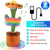 Department Store - Bluetooth Dancing Cactus Repeat Talking Toy 60/120 Songs Electronic Plush Toys Singing Recording Doll Early Education for Kids