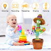 Department Store - Bluetooth Dancing Cactus Repeat Talking Toy 60/120 Songs Electronic Plush Toys Singing Recording Doll Early Education for Kids