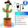 Department Store - Bluetooth Dancing Cactus Repeat Talking Toy 60/120 Songs Electronic Plush Toys Singing Recording Doll Early Education for Kids