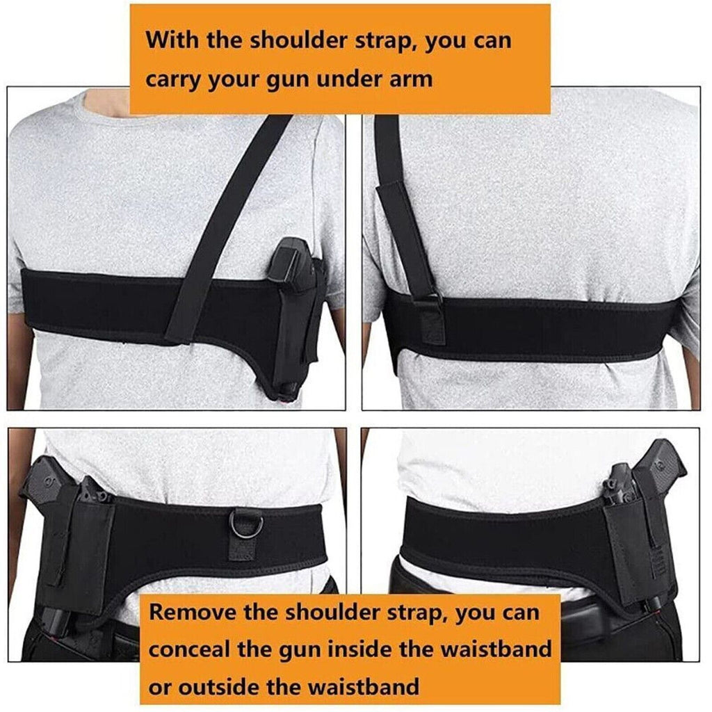 The Perfect Part - Tactical Concealed Carry Shoulder Waist Pistol Hand Gun Holder Holster Pouch US