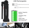The Perfect Part - Rechargeable LED COB Work Light Mechanic Flashlight Lamp Magnetic Base Bright