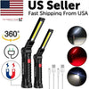 The Perfect Part - Rechargeable LED COB Work Light Mechanic Flashlight Lamp Magnetic Base Bright