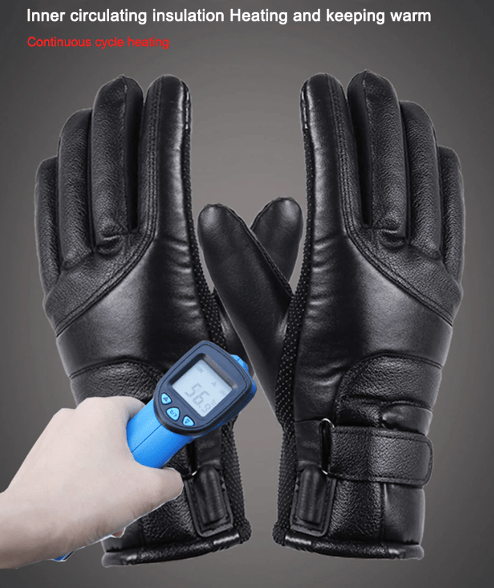 The Perfect Part - Electric USB Heated Gloves Winter Warming Thermal Ski Snow Hand Warm Windproof