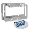 The Perfect Part - 2PCS Bling License Plate Frame Glitter Crystal Sparkling Rhinestone Diamond Caps