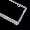 The Perfect Part - 2PCS Bling License Plate Frame Glitter Crystal Sparkling Rhinestone Diamond Caps
