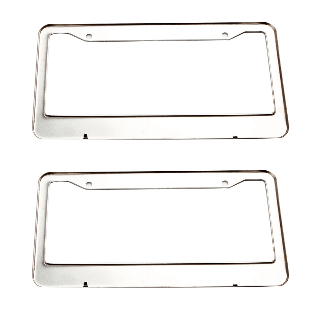The Perfect Part - 2PCS Bling License Plate Frame Glitter Crystal Sparkling Rhinestone Diamond Caps
