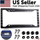 The Perfect Part - 1X Black 3D USA American Flag License Plate Frame Holder Auto Car Tag Decal ABS