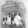 The Perfect Part - Shower Caddy Shelf Bathroom Corner Bath Storage Holder Organizer Triangular Rack