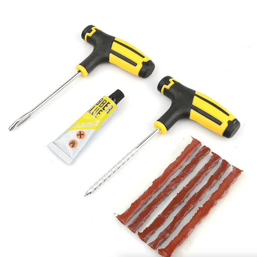 The Perfect Part - 68pc Tire Repair Kit DIY Flat Tire Repair Car Truck Motorcycle Home Plug Patch
