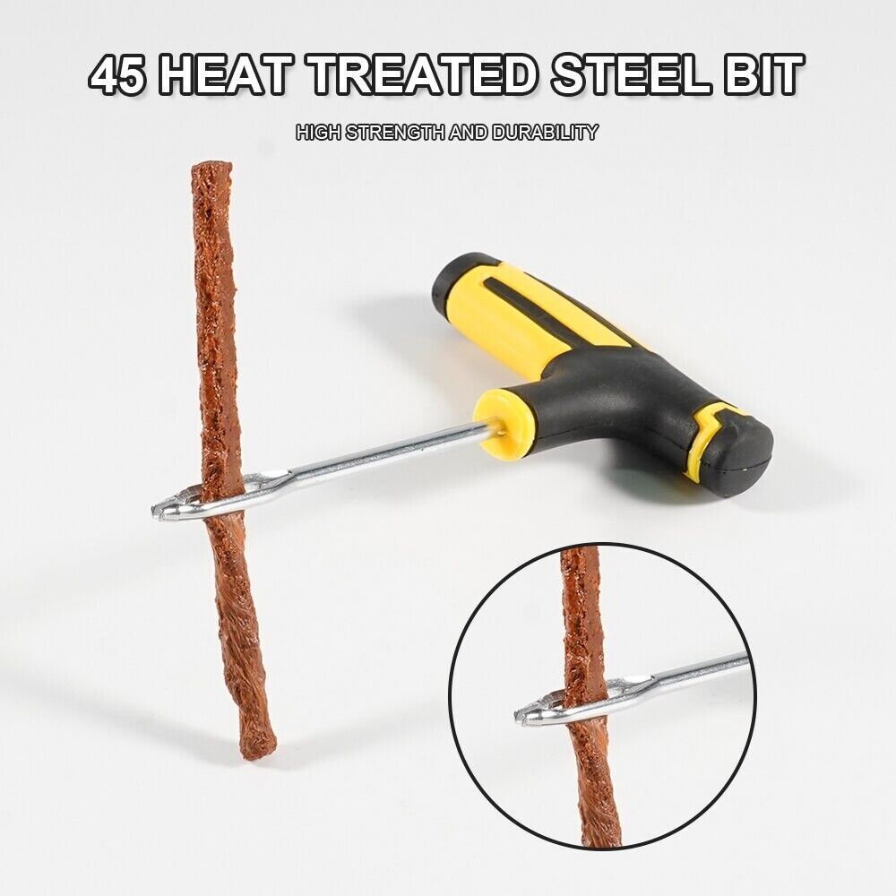 The Perfect Part - 68pc Tire Repair Kit DIY Flat Tire Repair Car Truck Motorcycle Home Plug Patch