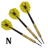 The Perfect Part - 5 Sets (15Pcs) Steel Tip Professional Darts Set Darts Slim Barrel Dart Flights