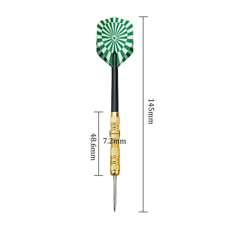 The Perfect Part - 5 Sets (15Pcs) Steel Tip Professional Darts Set Darts Slim Barrel Dart Flights