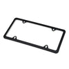 The Perfect Part - 2x High Quality Stainless Steel Metal License Plate Frame Tag Cover Black New US