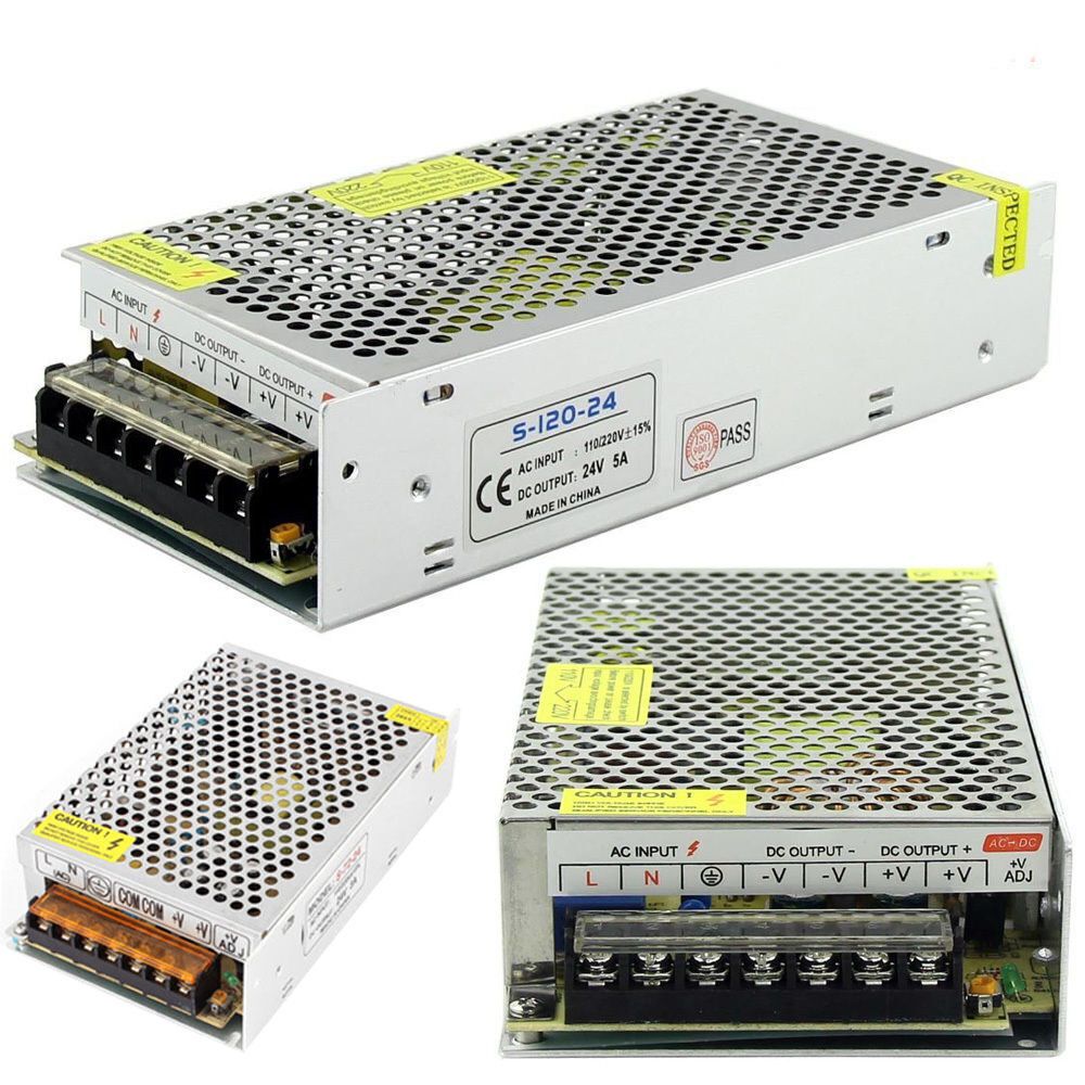 The Perfect Part - Switch Power Supply Transformer AC 110V To DC 5V 12V 24V Adapter For LED Strip