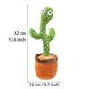 The Perfect Part - Dancing Cactus Plush Toy Doll Electronic Recording Shake With Song Funny Gift US