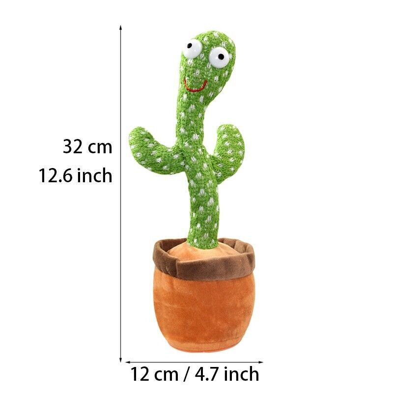 The Perfect Part - Dancing Cactus Plush Toy Doll Electronic Recording Shake With Song Funny Gift US
