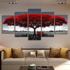 The Perfect Part - 5Pcs Canvas Print Paintings Landscape Pictures Wall Art Modern Living Room Decor