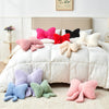 Bright Living - Dusty Pink Bow Pillow,12'' Bow Decorative Pillows with Faux Rabbit Fur,Soft Bow Throw Pillows Aesthetic Bow Shaped Pillow for Bed Sofa Couch Home Decor