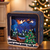 Music Park - 3D Wooden Puzzles For Adults Merry Christmas Model Kit Night Lights Desk Decorations Birthday Gifts For Women