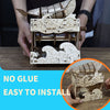 Music Park - 3d wooden puzzle Hand Whale music box Handmade Assembly Model kit Holidays birthdays Christmas gifts